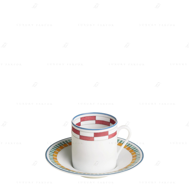 Чашка кофейная с блюдцем №1 90мл коллекции Contrepoint бренда Hermes