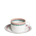 Чашка чайная с блюдцем №2 160мл коллекции Contrepoint бренда Hermes