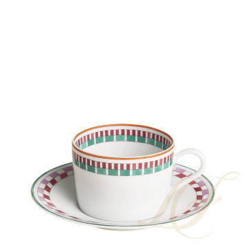 Чашка чайная с блюдцем №2 160мл бренда Hermes