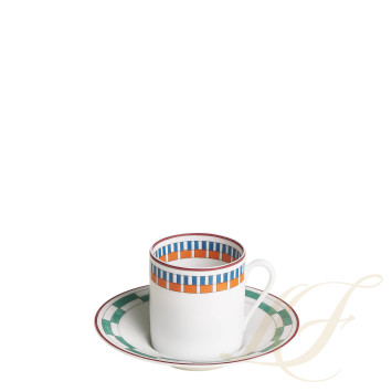 Чашка кофейная с блюдцем №2 90мл бренда Hermes