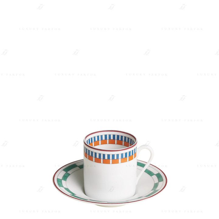 Чашка кофейная с блюдцем №2 90мл коллекции Contrepoint бренда Hermes