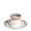 Чашка кофейная с блюдцем №2 90мл коллекции Contrepoint бренда Hermes