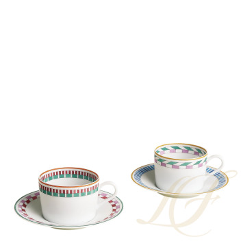 Чашка чайная с блюдцем 160мл, 2шт. бренда Hermes