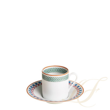 Чашка кофейная с блюдцем №3 90мл бренда Hermes