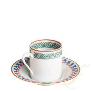 Чашка кофейная с блюдцем №3 90мл бренда Hermes