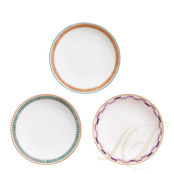 Тарелка закусочная 21см, 3шт. бренда Hermes