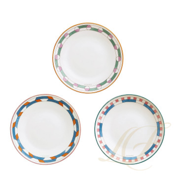 Тарелка десертная 14см, 3шт. бренда Hermes