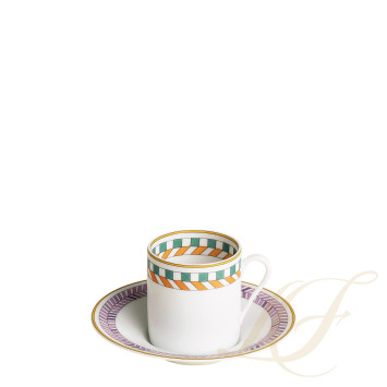 Чашка кофейная с блюдцем №4 90мл бренда Hermes