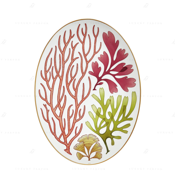 Блюдо овальное 42см коллекции Natures Marines бренда Hermes