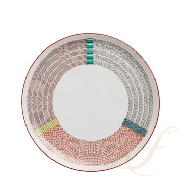 Тарелка тортовая 32см коллекции Tressages Equestres бренда Hermes