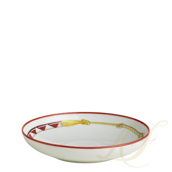 Тарелка суповая 15см коллекции Tressages Equestres бренда Hermes