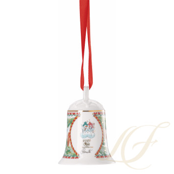 Фарфоровый колокольчик 7см коллекции Christmas (Лимитированная серия) бренда Hutschenreuther