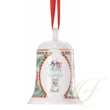 Фарфоровый колокольчик 12см коллекции Christmas (Лимитированная серия на 2999 пред.) бренда Hutschenreuther