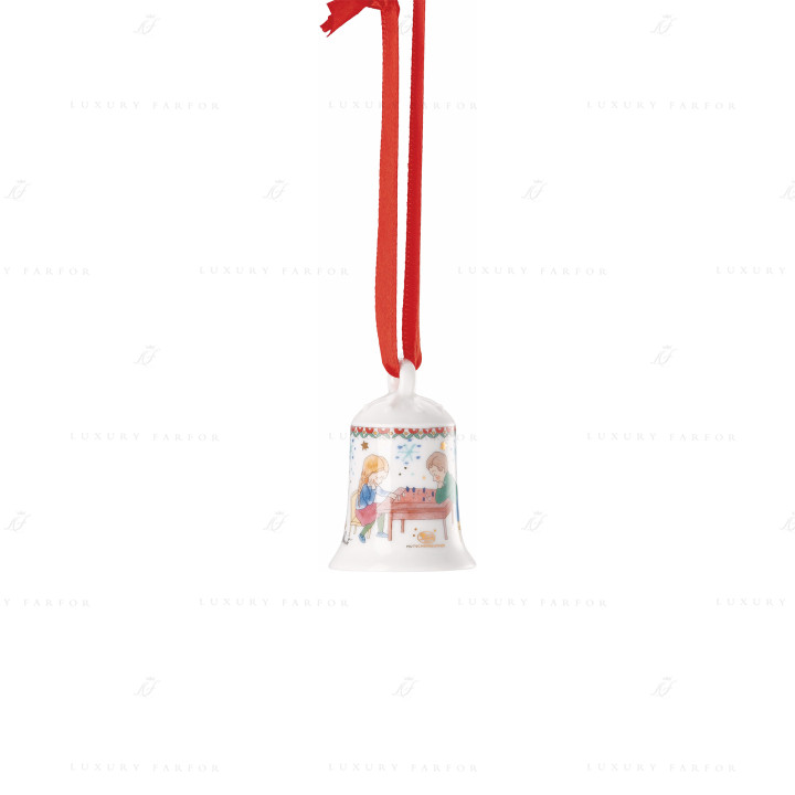 Фарфоровый колокольчик 5см коллекции Christmas бренда Hutschenreuther
