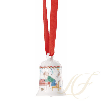 Фарфоровый колокольчик 5см коллекции Christmas бренда Hutschenreuther