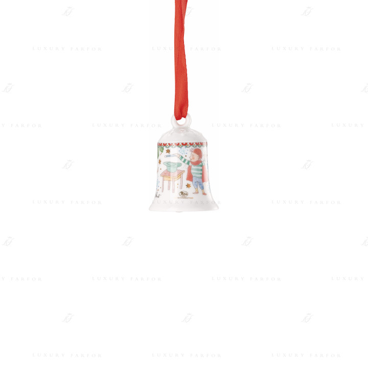 Фарфоровый колокольчик 5см коллекции Christmas бренда Hutschenreuther