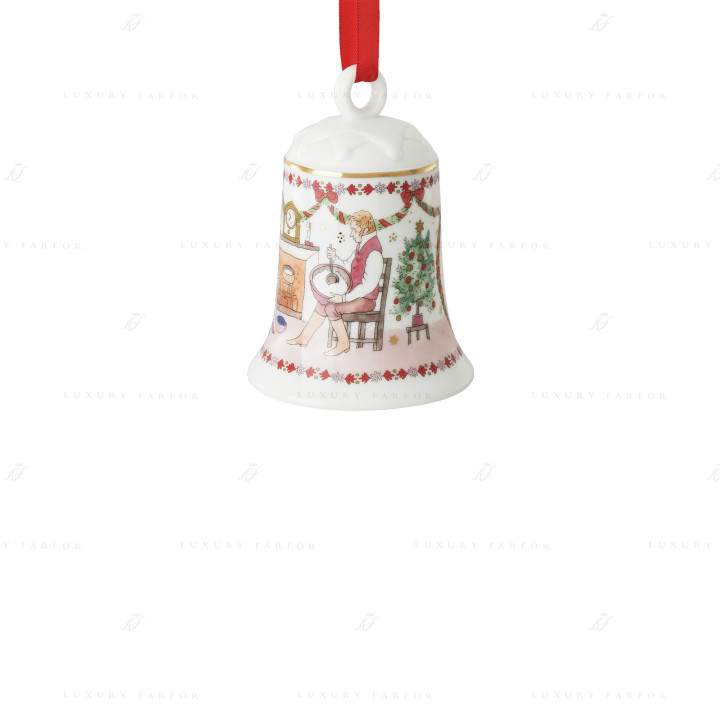 Фарфоровый колокольчик 12см коллекции Christmas (Лимитированная серия на 2999 пред.) бренда Hutschenreuther