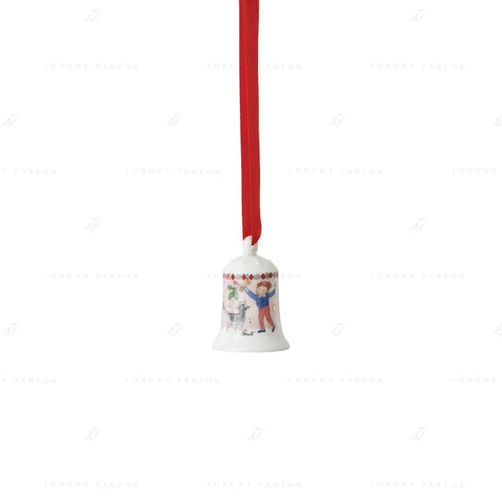 Фарфоровый колокольчик 5см коллекции Christmas бренда Hutschenreuther