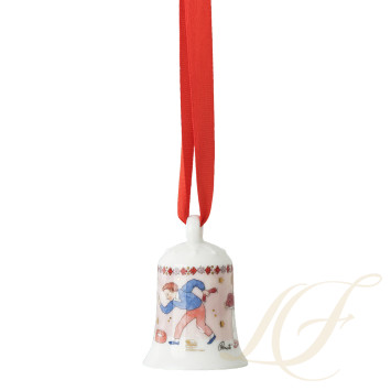 Фарфоровый колокольчик 5см коллекции Christmas бренда Hutschenreuther