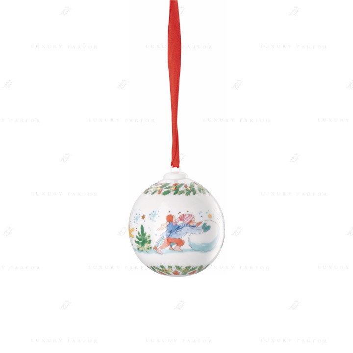 Фарфоровый шар 6см коллекции Christmas (Лимитированная серия) бренда Hutschenreuther