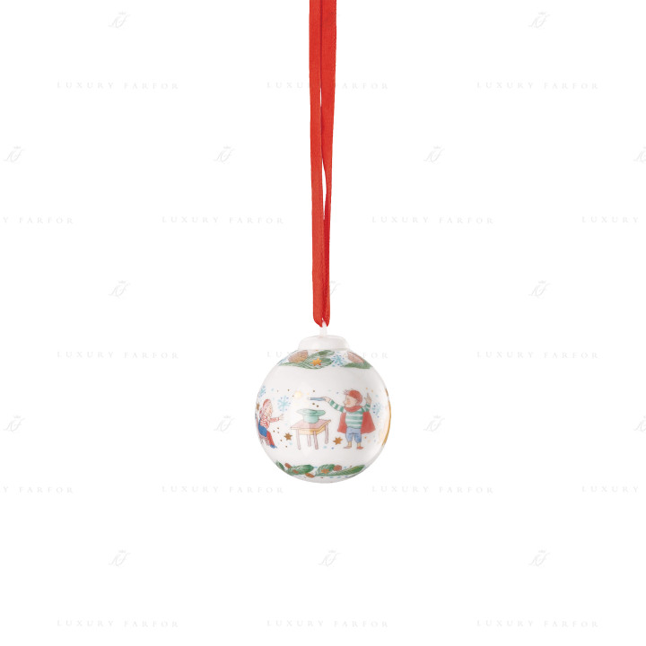Фарфоровый шар 5см коллекции Christmas бренда Hutschenreuther