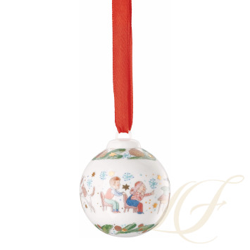 Фарфоровый шар 5см коллекции Christmas бренда Hutschenreuther