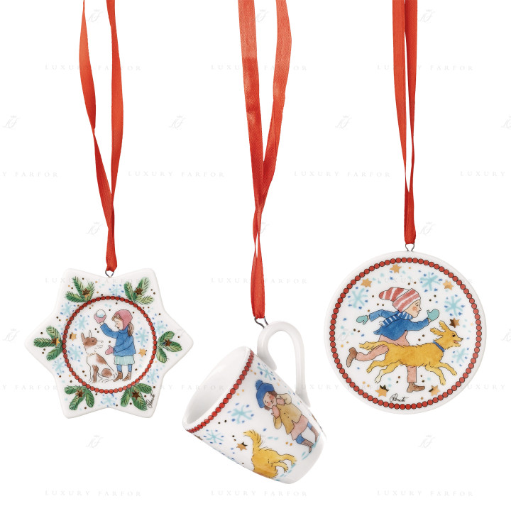Набор из 3 предметов коллекции Christmas бренда Hutschenreuther