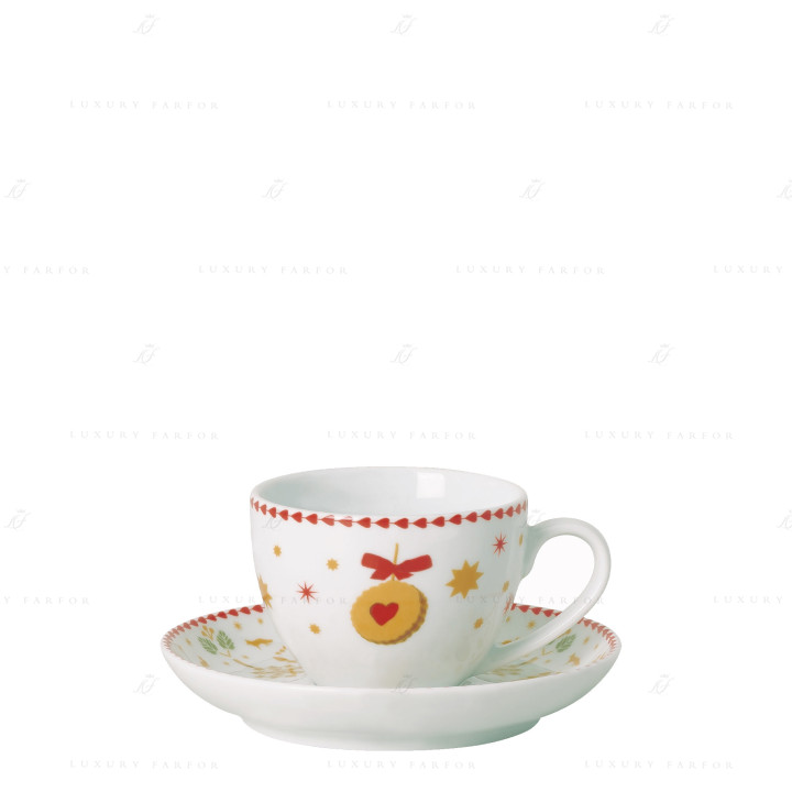 Чашка эспрессо с блюдцем 0,1л коллекции Christmas Love бренда Hutschenreuther