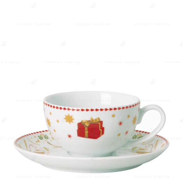 Чашка с блюдцем 0,26л коллекции Christmas Love бренда Hutschenreuther