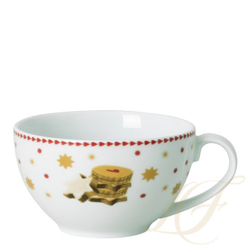 Чашка чайная с блюдцем 0,43л коллекции Christmas Love бренда Hutschenreuther