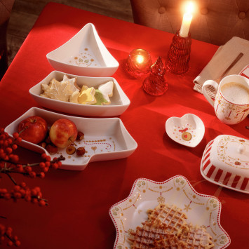 Набор из 3 предметов коллекции Christmas Love бренда Hutschenreuther