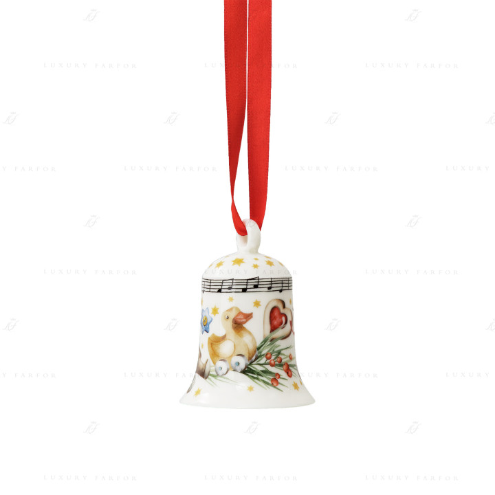 Фарфоровый колокольчик 7см коллекции Morgen, Kinder . . . бренда Hutschenreuther