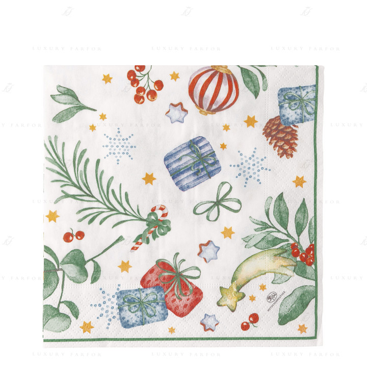 Салфетки 33см, 20шт. коллекции Weihnachtslieder (Лимитированная серия) бренда Hutschenreuther