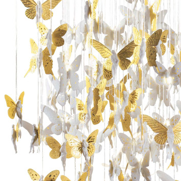 Люстра (белый / золотой) 185 х 110см коллекции Recyclos By Bodo - Niagara бренда Lladro