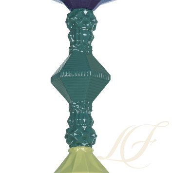 Люстра на 12 свечей (зеленый / синий / серый) 100 х 65см коллекции Belle de Nuit бренда Lladro