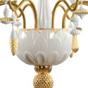 Люстра на 8 свечей (белый / золотой) 123 х 70см коллекции Ivy & Seed бренда Lladro