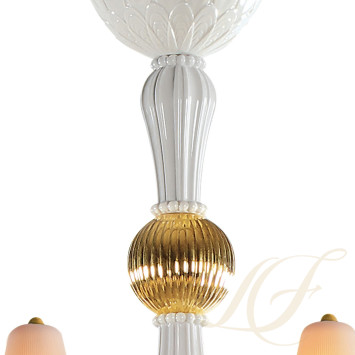 Люстра на 20 свечей (белый / золотой) 138 х 115см коллекции Ivy & Seed бренда Lladro