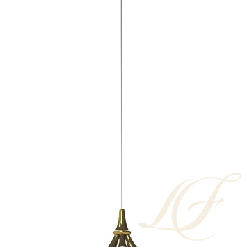 Подвесная лампа (белый / золотой) 195 х 30см коллекции Jamz бренда Lladro