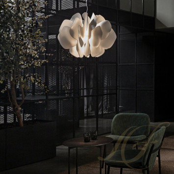 Подвесная лампа (белый) 170 х 47см коллекции Nightbloom бренда Lladro