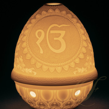 Подсвечник-литофан 