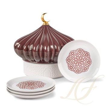 Набор тарелок 23 х 24см коллекции Majestic Nights бренда Lladro