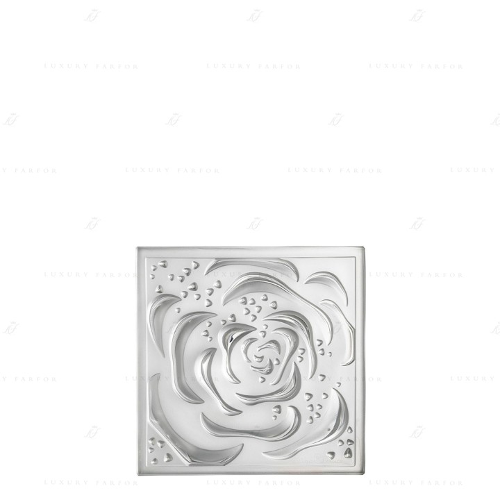 Декоративная панель 11,6x11,6см коллекции Roses бренда Lalique