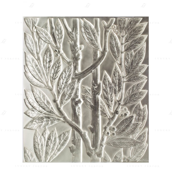 Декоративная панель зеркальная (B) 43,3x37,4см коллекции Lauriers бренда Lalique