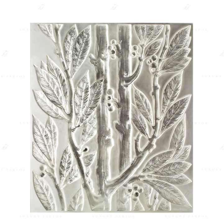 Декоративная панель зеркальная (C) 43,3x37,4см коллекции Lauriers бренда Lalique