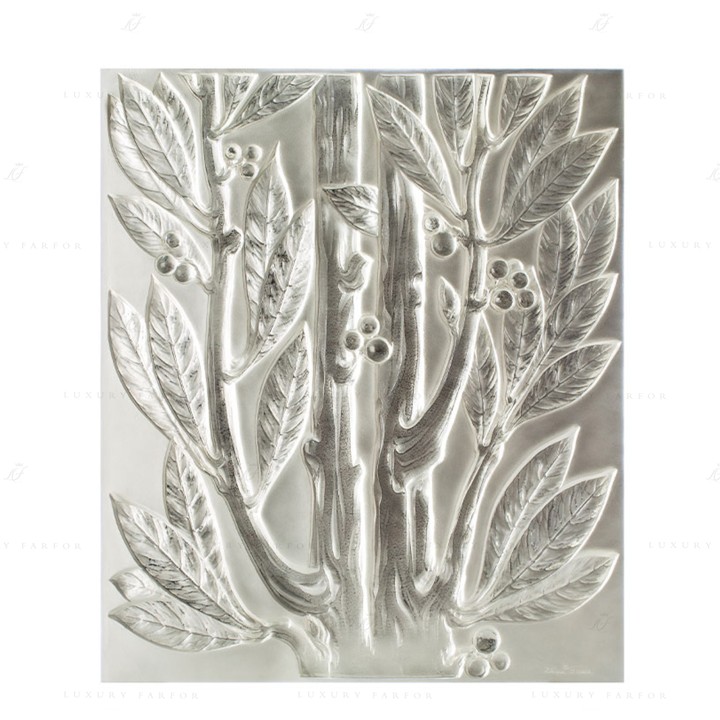 Декоративная панель зеркальная (D) 43,3x37,4см коллекции Lauriers бренда Lalique