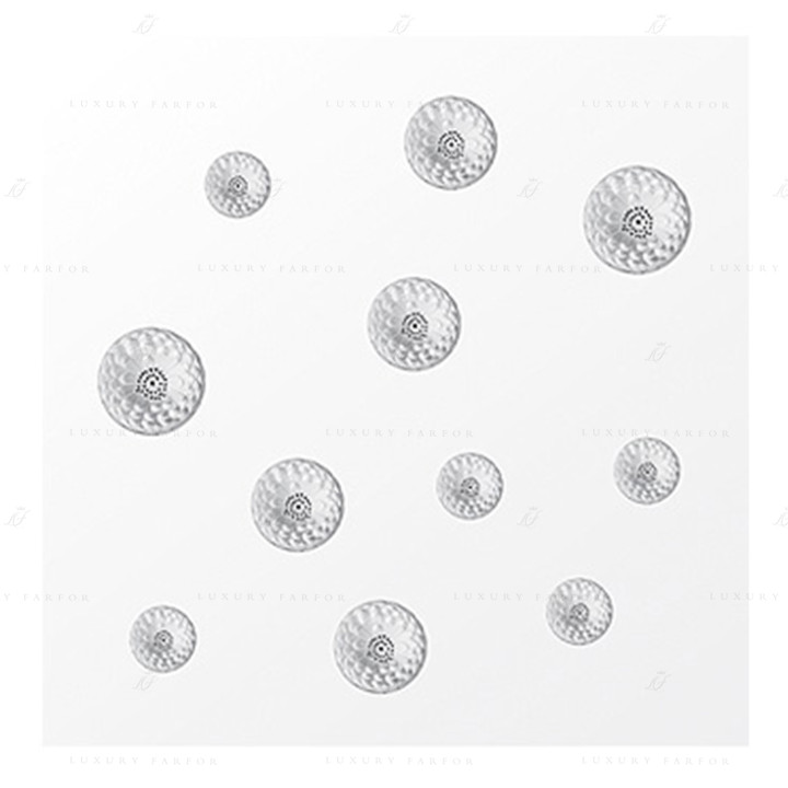 Декоративная панель зеркальная 90x90см коллекции Dahlia бренда Lalique