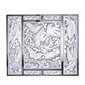 Декоративная панель зеркальная 42x34см коллекции Merles et Raisins бренда Lalique