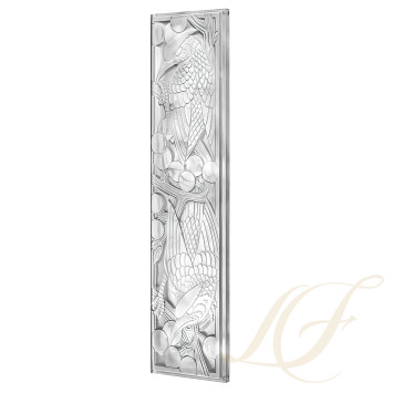 Декоративная панель зеркальная (левая сторона) 89х30см коллекции Merles et Raisins бренда Lalique
