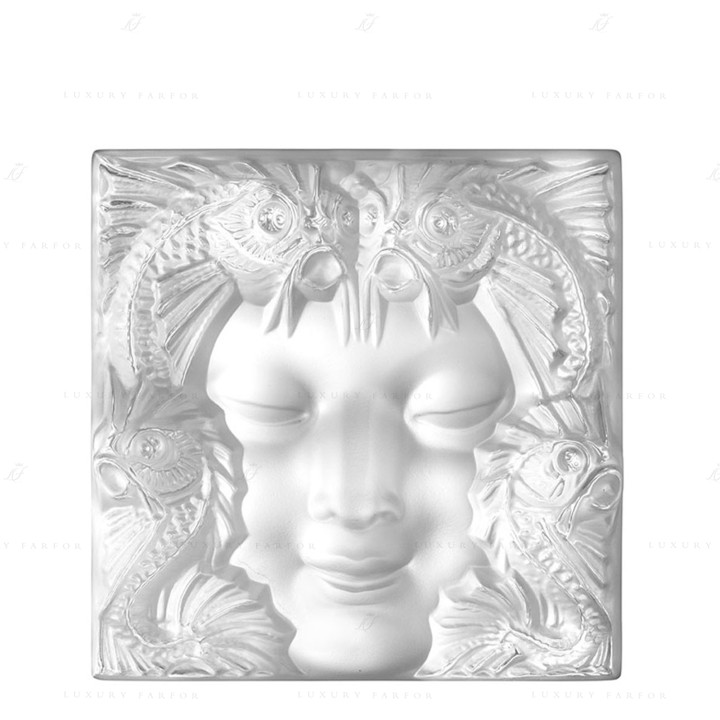 Декоративная панель (со стендом) 32,6x32,6см коллекции Masque de Femme бренда Lalique