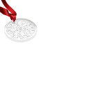 Рождественский орнамент 2025 6,6см коллекции Frost бренда Lalique
